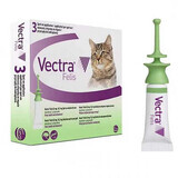Antiparassitario esterno per gatti Vectra Felis, 3 pipette, Ceva Sante