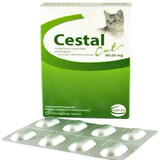 Antiparassitario interno per gatti Chestal Cat Chew, 8 compresse masticabili, Ceva Sante