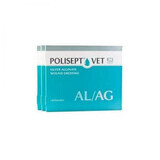 Medicazione sterile con alginato e argento Polisept Vet Al/Ag, 3 pezzi di medicazione, JM Sante