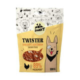 Snack per cani Twister Chicken, 500 g, Mr. Bandit
