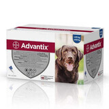 Spot-On Advantix 400 soluzione vermifuga per cani, 24 pipette, Bayer Vet OTC