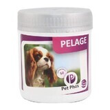 Integratore vitaminico per la tutela della salute della pelle e del pelo del cane Pet Phos Canin Special Pelage, 50 compresse, Ceva Sante