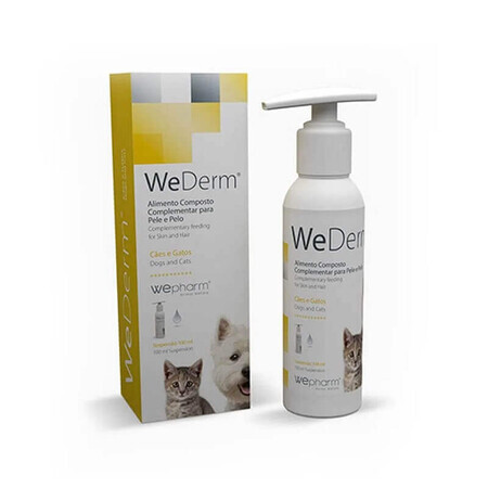 Integratore contro patologie dermatologiche per cani e gatti WeDerm, 100 ml, WePharm