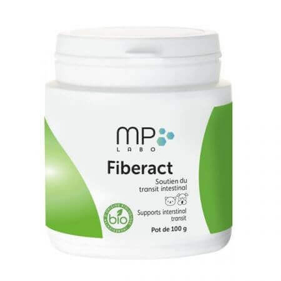 Integratore per favorire il transito intestinale nel cane e nel gatto Fiberact Bio polvere, 100 g, Mp Labo