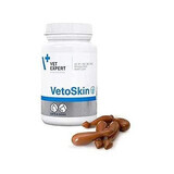 Integratori per cani e gatti VetoSkin Twist Off, 300 mg, 60 capsule, VetExpert