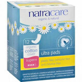 Ultra Pads Super Plus assorbenti organici, 12 pezzi, Natracare