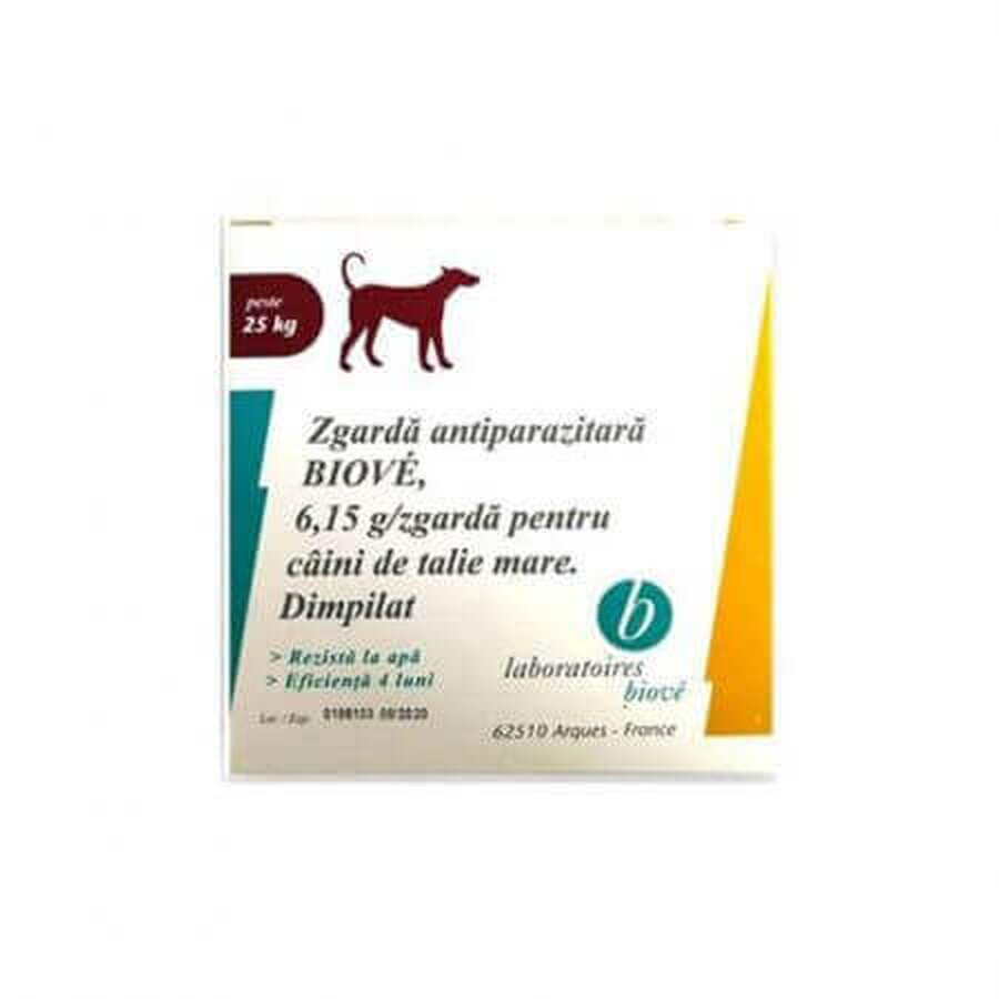 Collare antiparassitario per cani di taglia grande, 1 pezzo, Chemical Iberica