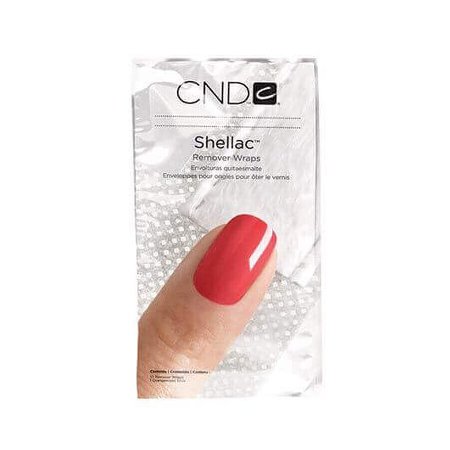 Fogli di alluminio CND Shellac Remover Wraps Foil 100 pz