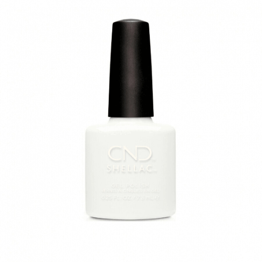 Smalto semipermanente UV CND Shellac Studio White 7,3ml