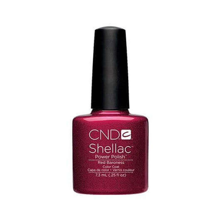 CND Shellac Red Baroness Semi-Permanent Lacquer 7.3ml