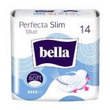 Compresas absorbentes Perfecta Slim Azul, 14 unidades, Bella