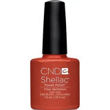 Lac unghii semipermanent CND Shellac Jumbo Fine Vermilion 15ml