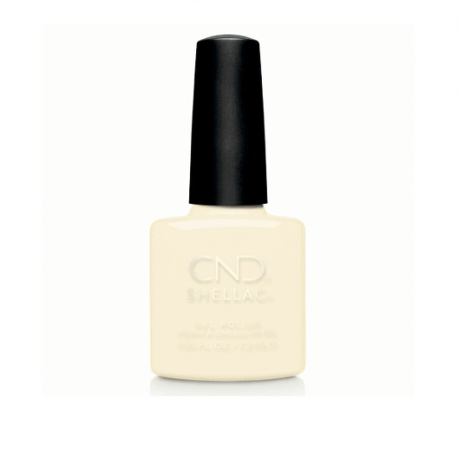 Semi-permanent nail polish CND Shellac White Button Down 7.3ml