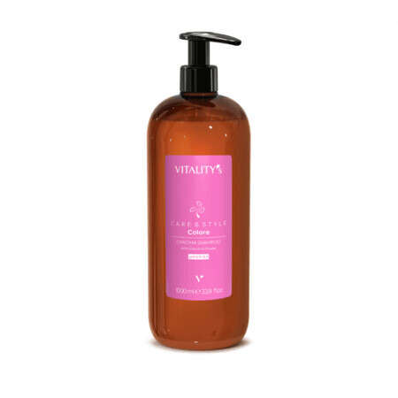 Shampoo per capelli tinti Vitality's Care&Style Colore Chroma Shampoo 1000ml