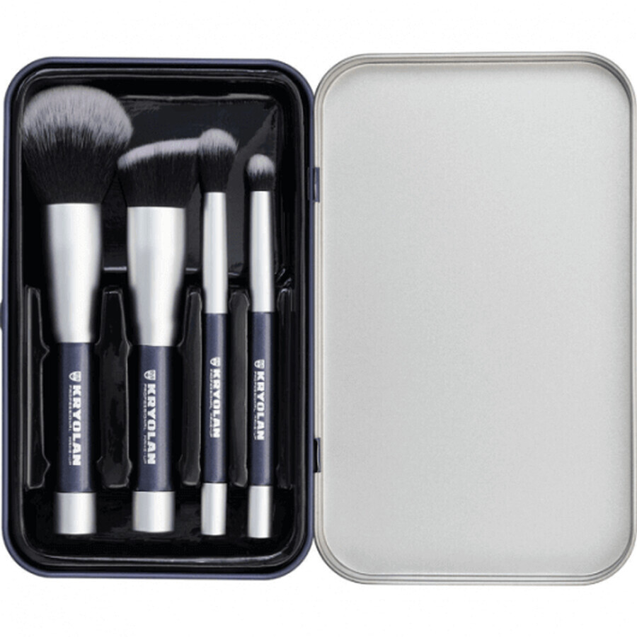 Set pennelli trucco Kryolan Pennelli magnetici trucco 4 pz