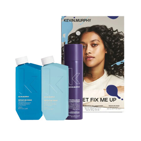 Trio Set Velvet Fix Me Up, 250 ml x 250 ml x 250 ml, Kevin Murphy