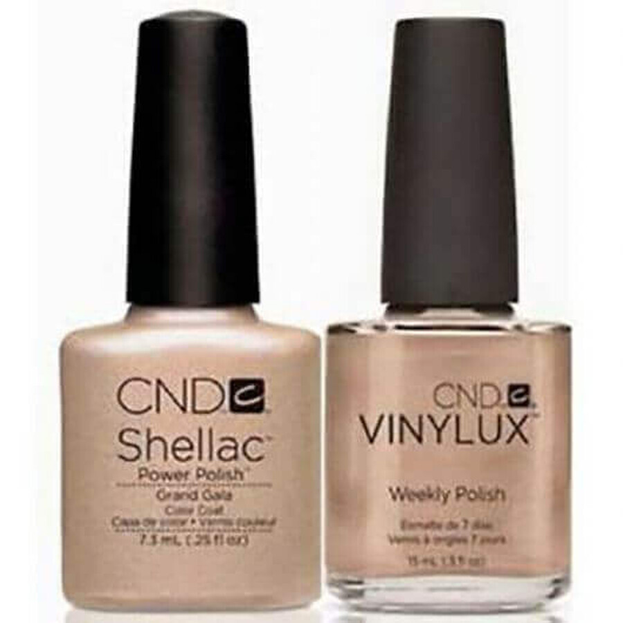 CND Vinylux nagellak en semi-permanente nagellak set Shellac Grand Gala 2x15ml