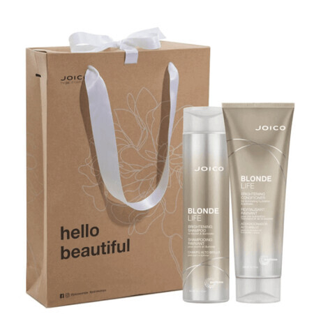 Set pentru par blond Joico Hello Beautiful Blonde Life Brightening Duo