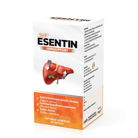 Esentin Hepasuport X 90 capsules, Sun Wave Pharma