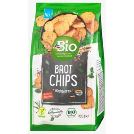 DmBio Mediterrane Brotchips, 100 g