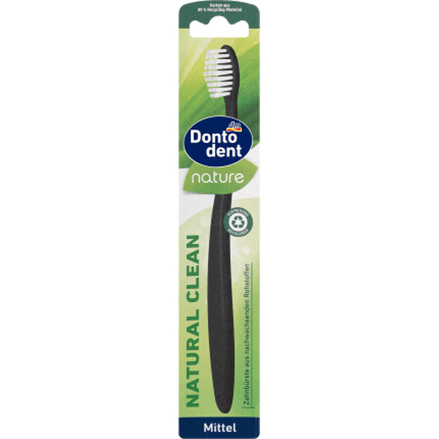 Dontodent Brosse à dents nature Natural Clean medium, 1 pc