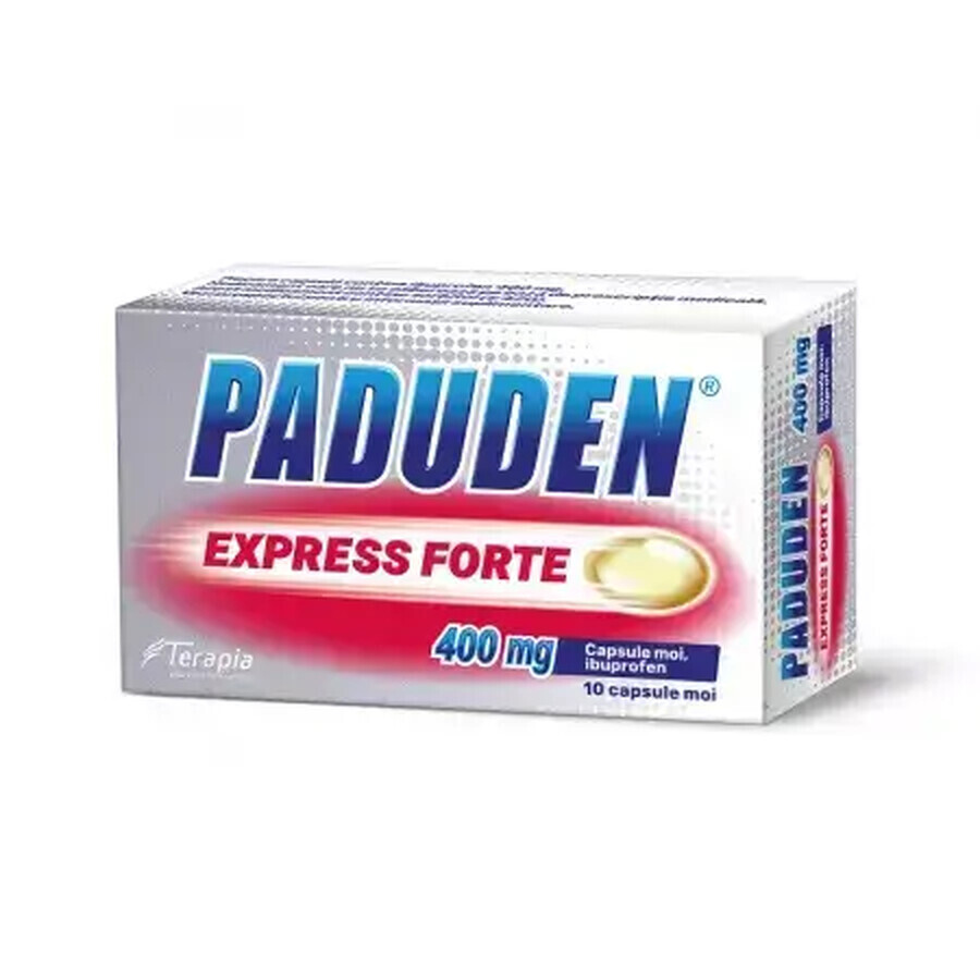 Paduden Express Forte 400 mg 10 capsule molli, Terapia