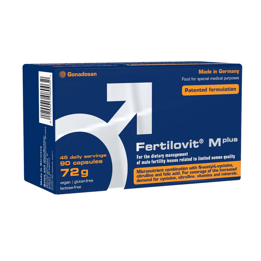 Fertilovit M Plus, 90 capsule, Gonadosan