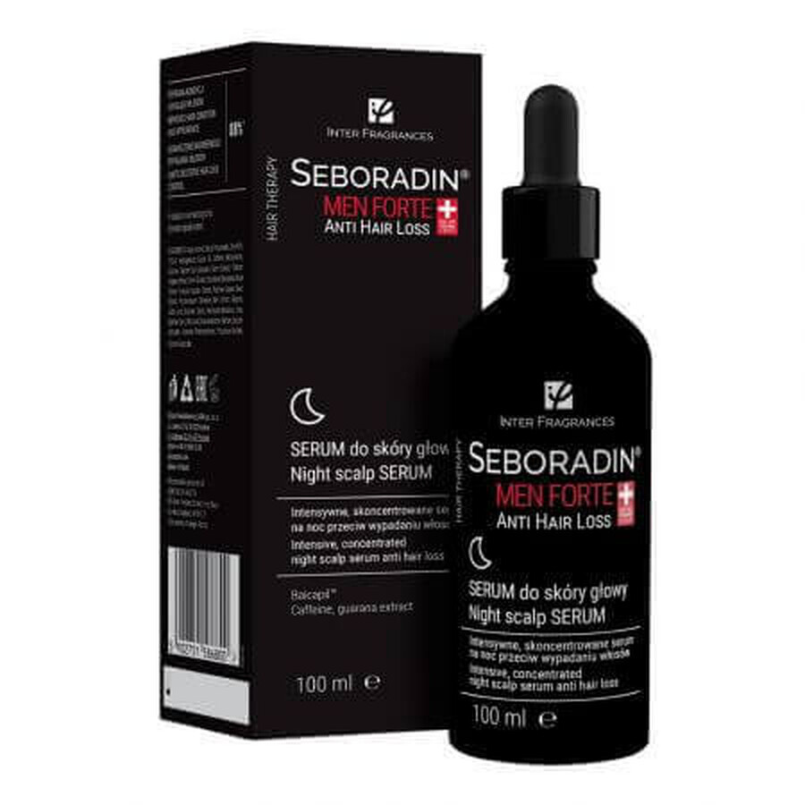 Sérum de nuit anti-chute pour hommes, 100 ml, Seboradin