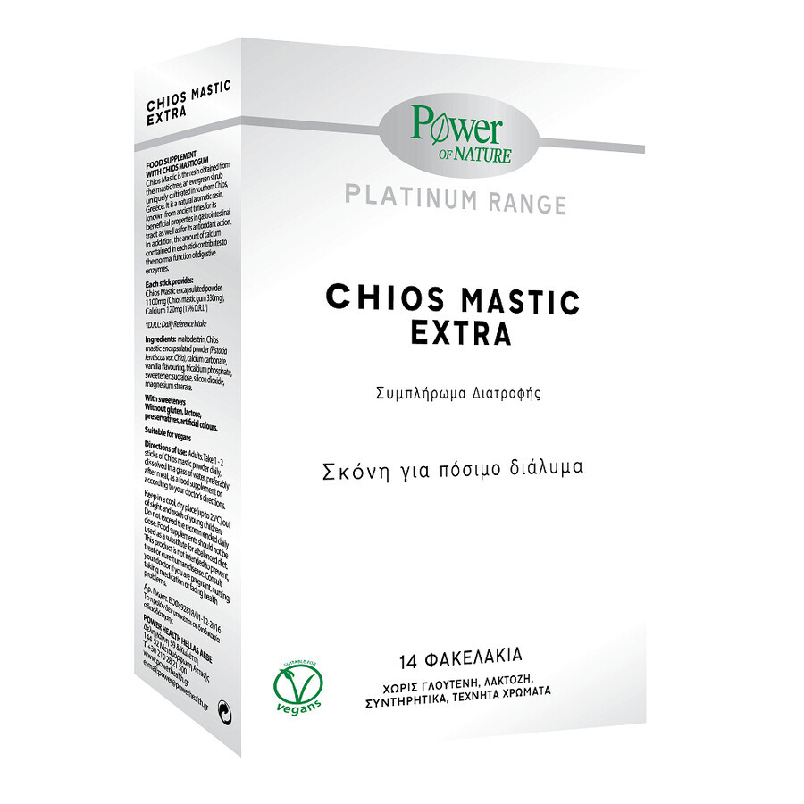 Chios Mastiek Extra Platina Assortiment, 14 sachets, Power of Nature