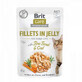 Alimento umido con filetti di trota e merluzzo per gatti Brit Care Filetti in Busta Jelly Trota &amp; Merluzzo, 85 g, Brit