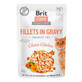 Alimento umido con filetti di pollo per gatti Brit Care Filetti in Salsa Choice Pollo, 85 g, Brit