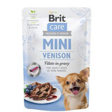 Cibo umido con carne di cervo per cani Filetti In Salsa, 85 g, Brit