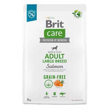 Brit Care Graanvrij Adult Large Breed Zalm Droog Hondenvoer, 3 kg, Brit