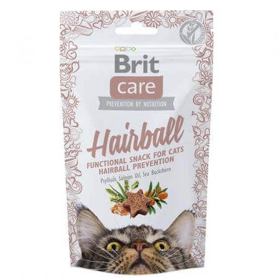 Kattensnoepjes Brit Care Snack Haarbal, 50 g, Brit