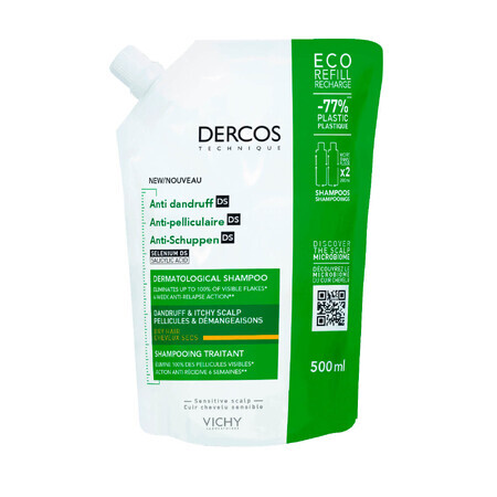 Reserve eco Anti-Matrette Shampoo für normal-trockenes Haar Dercos, 500 ml, Vichy