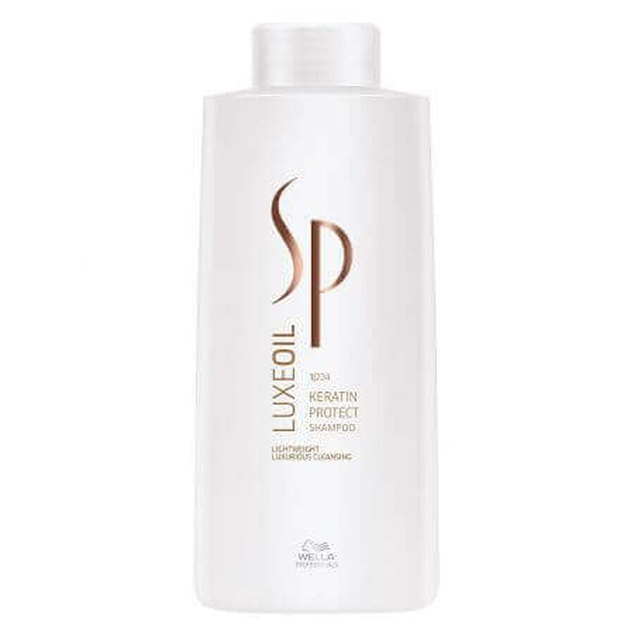 Feuchtigkeitsspendendes und reparierendes Haarshampoo SP LuxeOil Keratin Protect, 1000 ml, Wella Professionals