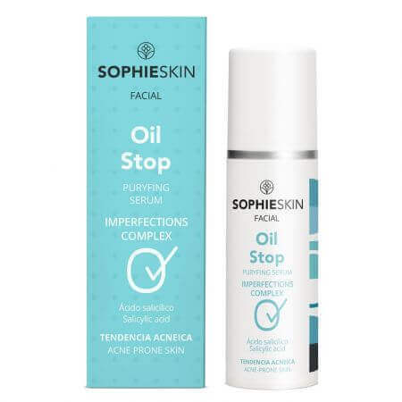 Purifying serum for acne-prone skin Oil Stop, 30 ml, Sophieskin