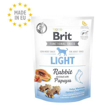 Snack con coniglio per cani Light Rabbit, 150 g, Brit