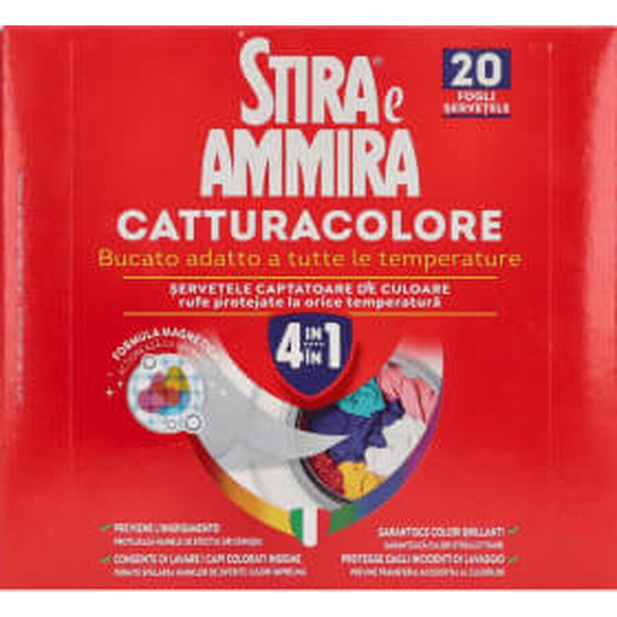 Stira Ammira Colour Capture Wipes, 20 pcs