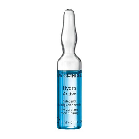 Fiala con concentrato attivo idratante e rivitalizzante Hydro Active (40383), 3 ml, Dr. Grandel