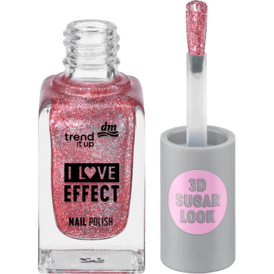 Trend !t up Smalto Effetto 060 Pink Glitter, 8 ml