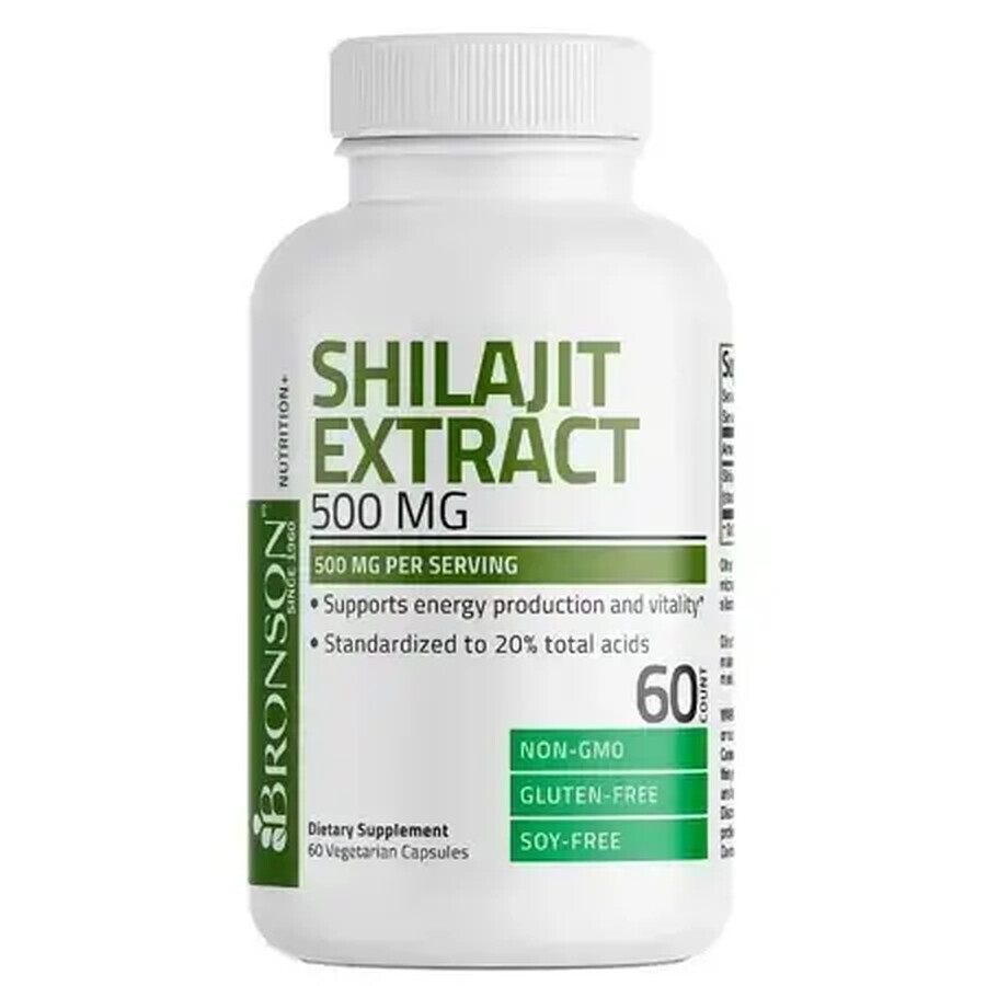 Shilajit Mumio Extract 500 mg, 120 capsules, Bronson