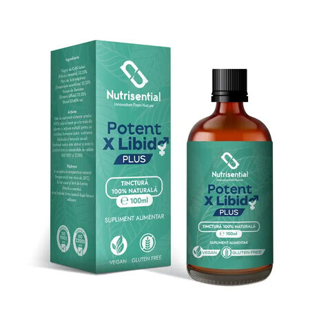 Potency Tincture POTENT X LIBIDO PLUS, 100ml, Nutrisential®