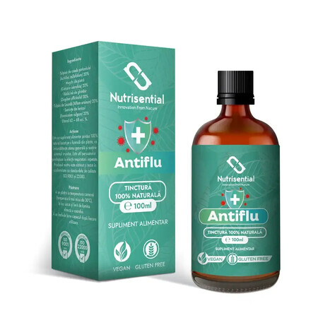 Antiviral Tincture, Anti-Flu, 100ml, Nutrisential®