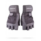 Training Gloves with Strap, Size M, Black, BioTech USA