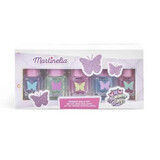 Shimmer Wings nail polish set of 5, Martinelia