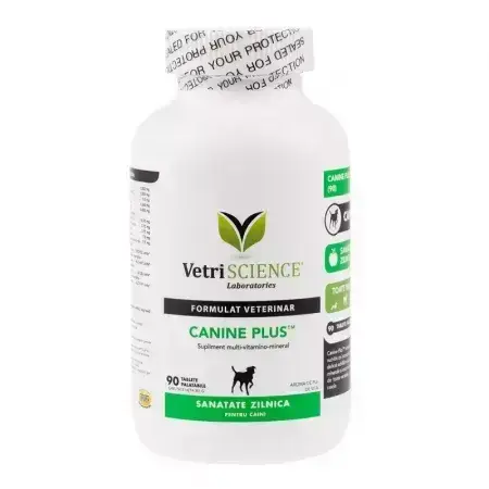 Integratore multivitaminico per cani Canine Plus, 90 compresse, Vetri Science