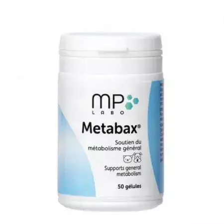 Integratore per stimolare il metabolismo nel cane e nel gatto Metabax, 50 capsule, Mp Labo