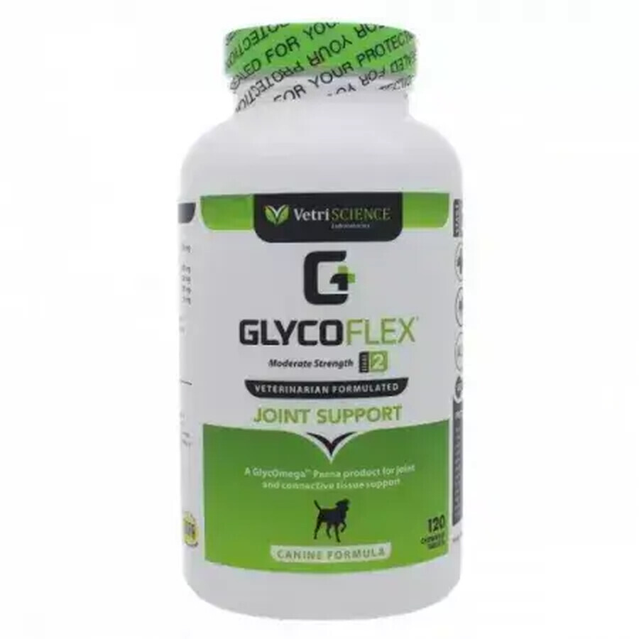 Integratore per il sostegno articolare del cane Glycoflex 2, 120 compresse, Vetri Science