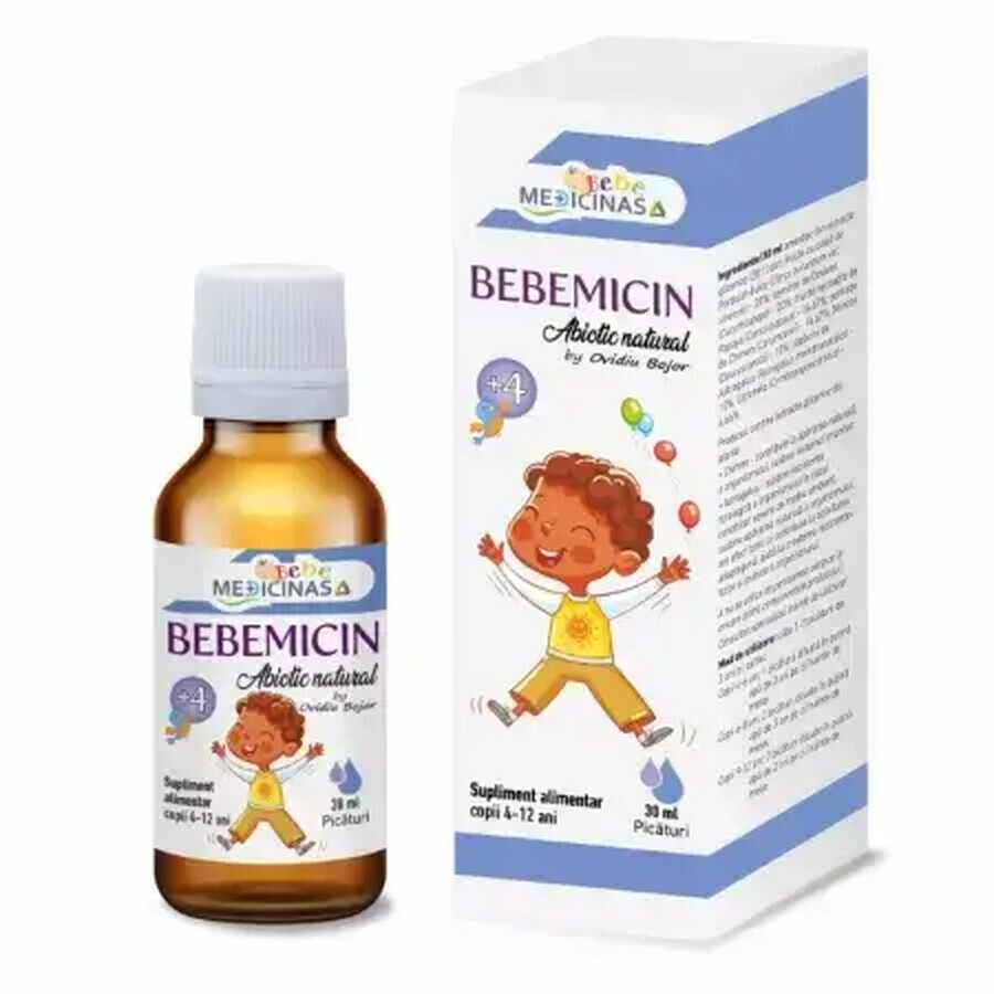 Bebemicina abiotica naturale 4+, 30 ml, Medicinali